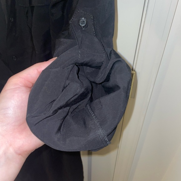 Roll Sleeve Utility Maxi Shirtdress - Picture 8 of 13